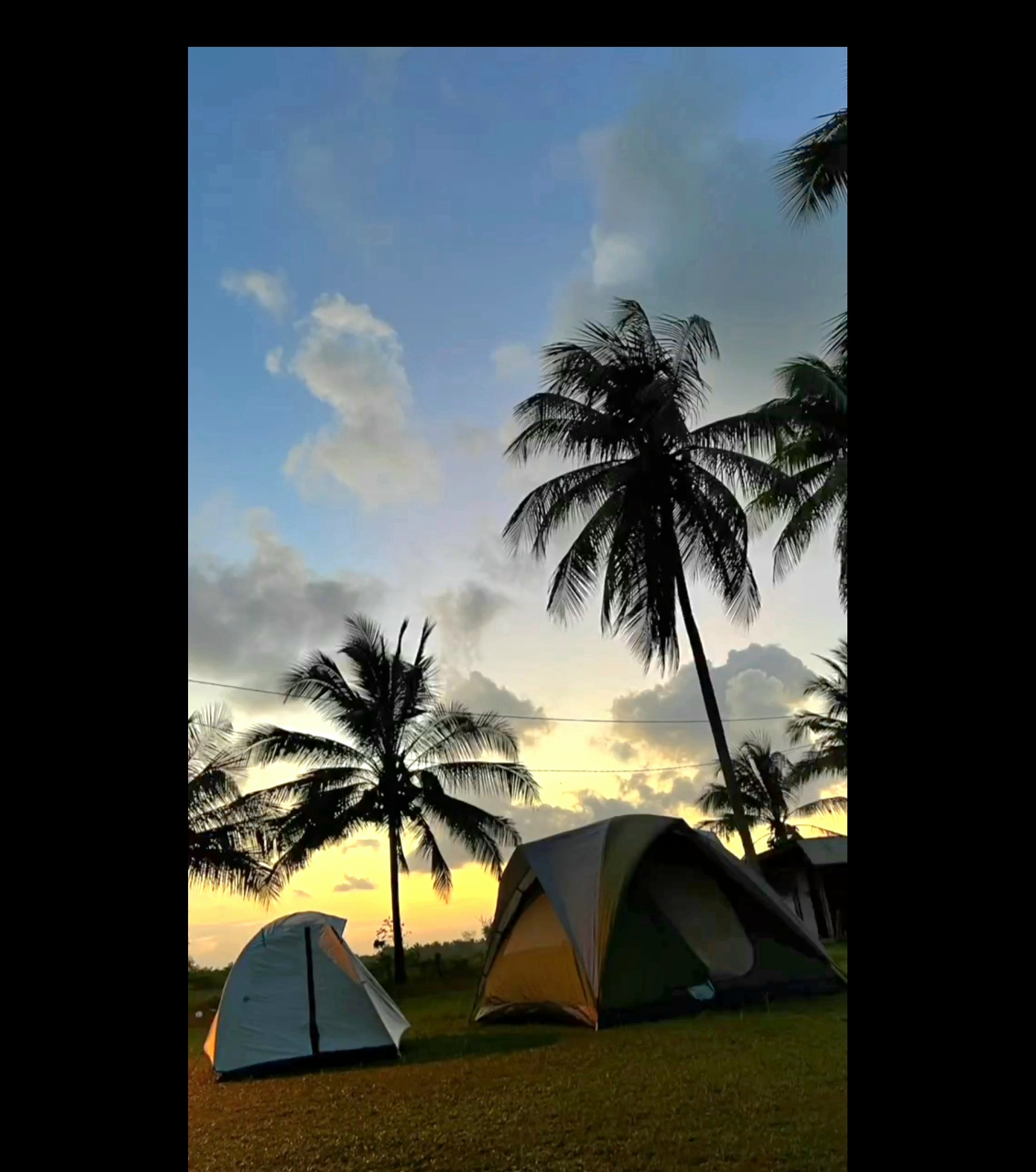 Camping at Dusk